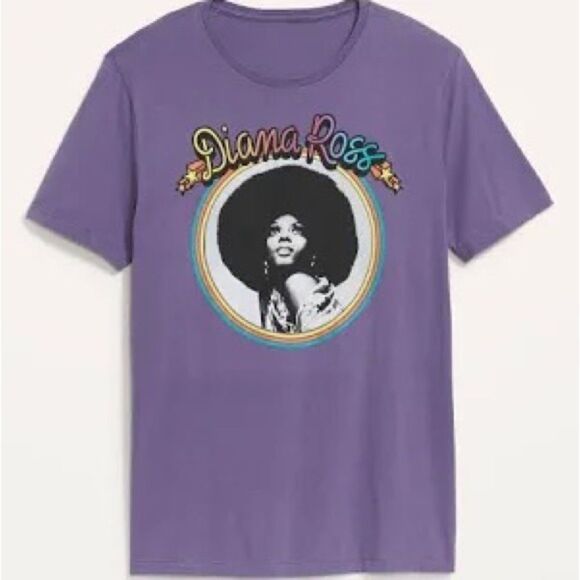 Hard to Find Diana Ross™ Gender-Neutral Graphic T-Shirt size M - Picture 1 of 3